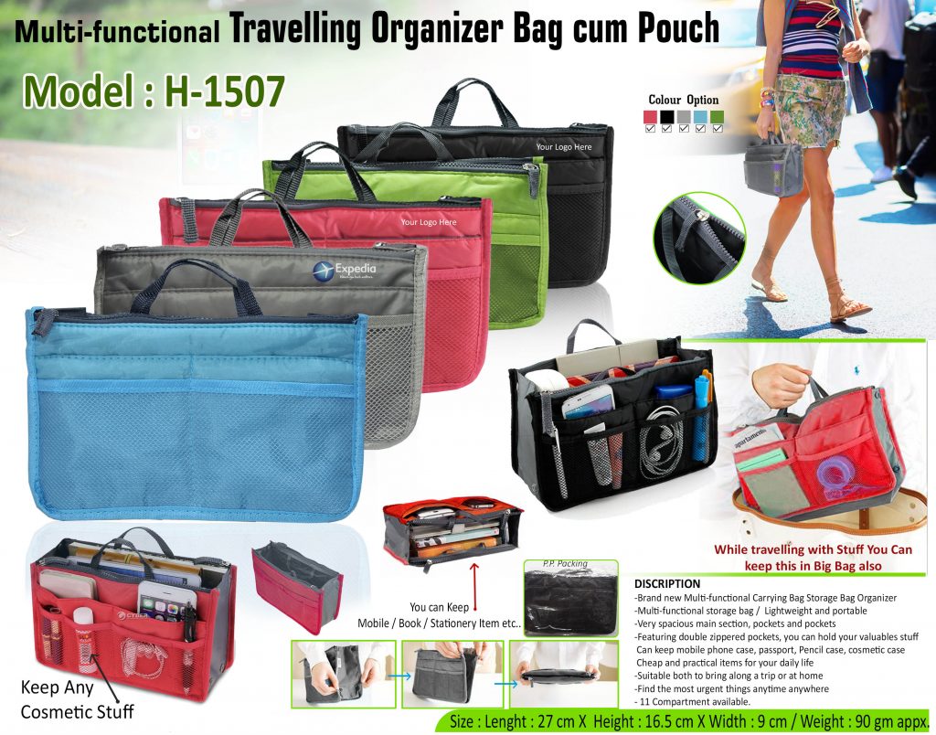H-1507 Multi-Functional Travelling Organizer Bag - Adminneeds