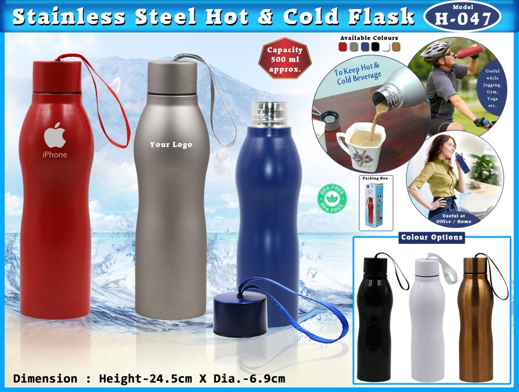 H-047 Hot & Cold Flask (500 ml) - Adminneeds